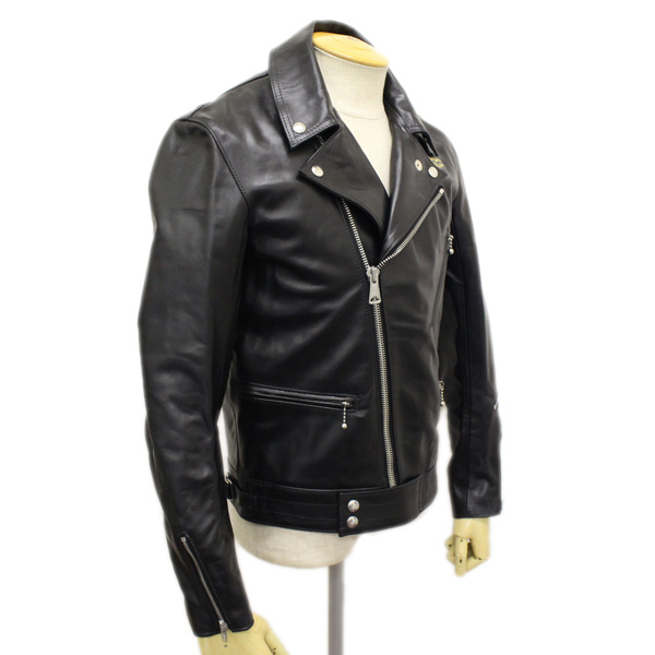 交通障害定価約20万円 ルイスレザー サイクロン ホースハイド 希少グリーン Tight-Fit38 美品/Lewis Leathers CYCLONE UNDERCOVERコムデギャルソン ルイスレザー