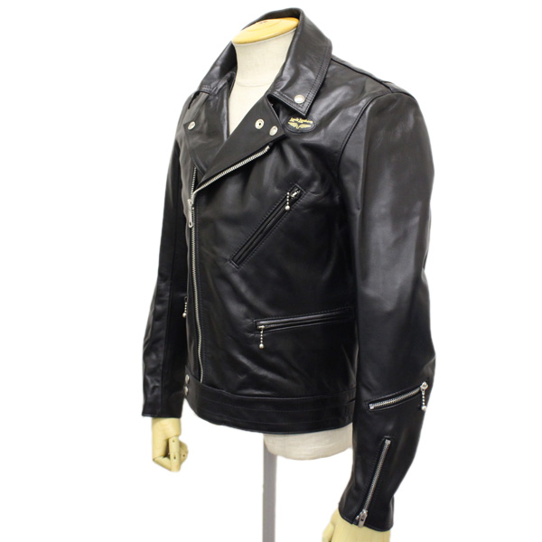 正規取扱店 Lewis Leathers (ルイスレザーズ) No.441 CYCLONE REGULAR FIT HORSEHIDE (サイクロン  レギュラーフィット ホースハイド) ブラックレザー