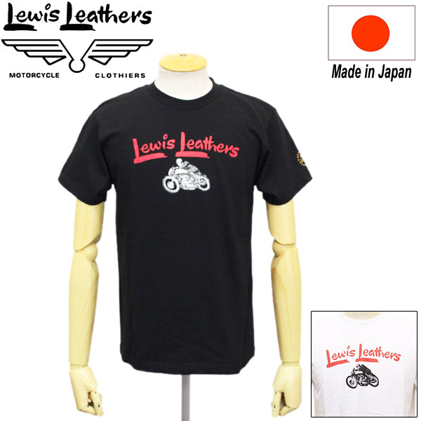 正規取扱店 Lewis Leathers (ルイスレザーズ) BIKE LOGO T-SHIRT バイクロゴ Tシャツ 全2色