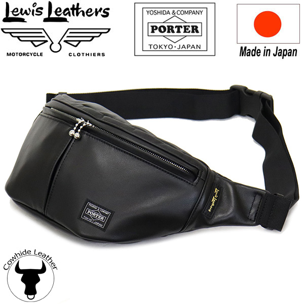 通販モール Lewis Leathers × PORTER WAIST BAG ルイスレザー ボディー