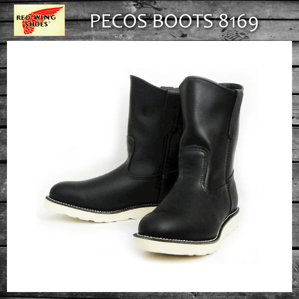 正規取扱店 REDWING (レッドウィング) 8169 9インチ PECOS BOOTS(ペコスブーツ) ブラック