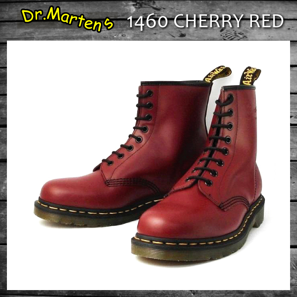 Dr.Martens/8ホールブーツ CHERRY RED 新品