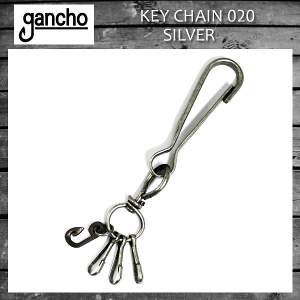 sale セール gancho(ガンチョ) KEY CHAIN キーチェーン020 アンティークシルバー