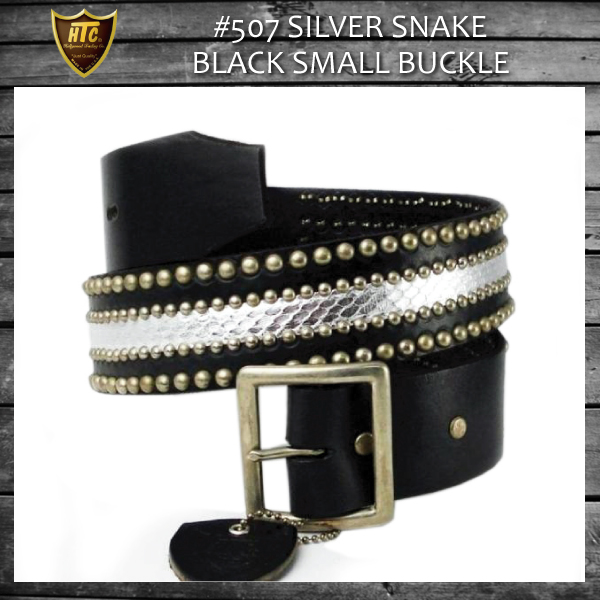sale セール 正規取扱HTC(Holloywood Trading Company)　#507 Silver Snake Silver Studs  Belt（シルバースネークシルバースタッズベルト）