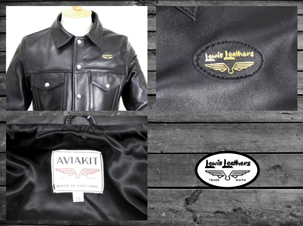 正規取扱店 Lewis Leather(ルイスレザー)　No.988　WESTERN JACKET ウエスタンジャケット　BLACK ブラック
