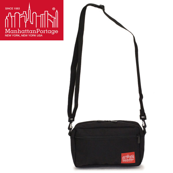 正規取扱店 ManhattanPortage (マンハッタンポーテージ) 1404L JOGGER BAG ショルダーバッグ BLACK MP011