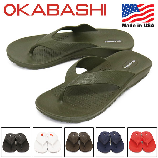 正規取扱店 Okabashi オカバシ O Mens Surf Flip Flop メンズ サーフフリップフロップ サンダル 全6色 Okb001