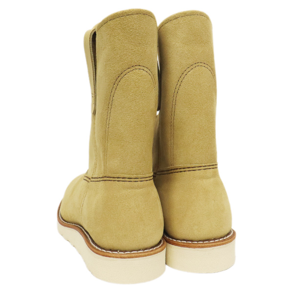 RED WING エンジニアペコスブーツ ベージュ スエード RED WING SHOES ベージュ スエード ペコス