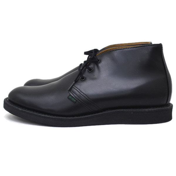 正規取扱店 REDWING (レッドウィング) 9196 POSTMAN CHUKKA(ポストマンチャッカ) ポストマンブーツ BLACK  CHAPARRAL