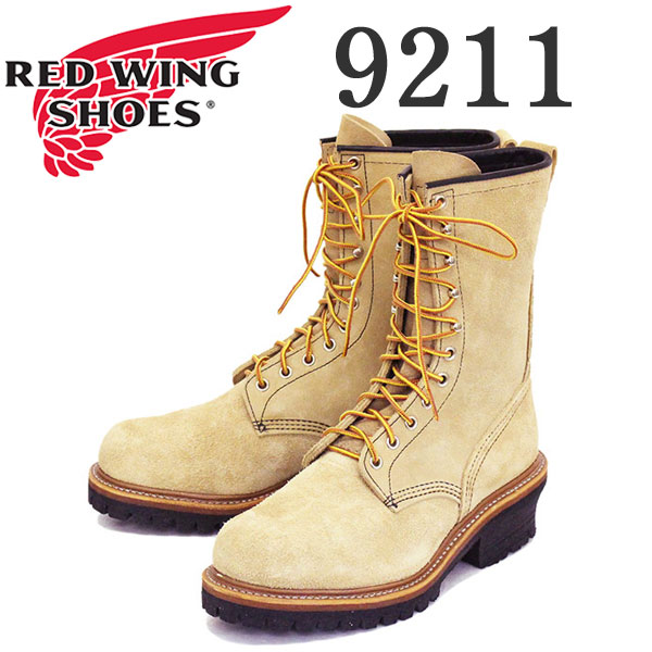 REDWING レッドウィング 9211 スエードロガーブーツ 8.5D - ブーツ