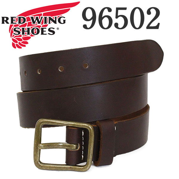 正規取扱店 2020年 新作 REDWING (レッドウィング) 96502 Leather Belt レザーベルト 38mm Amber  Pioneer