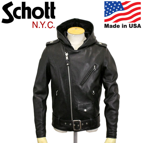 正規取扱店 Schott (ショット) No.7579 503HDT HOODED ONE STAR NEW