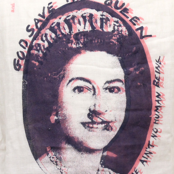 666 半袖ガーゼシャツ　GOD SAVE THE QUEEN