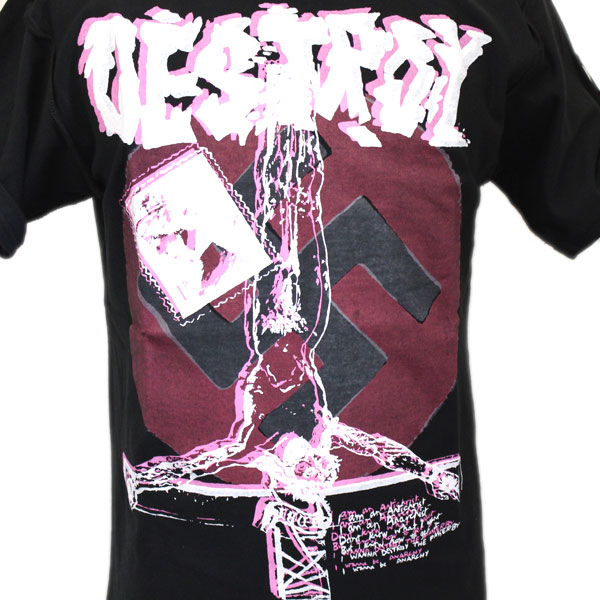 正規取扱店 SEDITIONARIES by 666 (セディショナリーズ) DESTROY (デストロイ) Tシャツ ブラック STZ0014