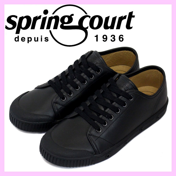 正規取扱店 spring court (スプリングコート) G2S-V5 G2 Leather (G2レザー) レディース ローカットスニーカー  BLACK (ブラック) SPC025