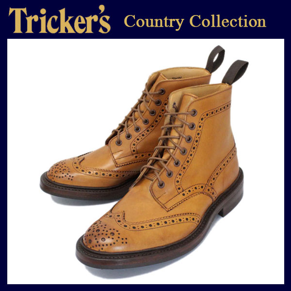 正規取扱店 Tricker's トリッカーズ 2508M COUNTRY BROGUE(カントリーブローグ) ダイナイトソール 1001バーニッシュ TK029
