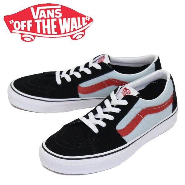 正規取扱店 VANS (ヴァンズ バンズ) VN0A4UUKA0K Sk8-Low スケートロー スニーカー (2-Tone)  Black/Winter Sky VN365