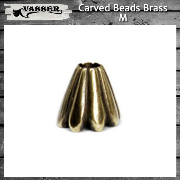 VASSER（バッサー）Carved Beads Brass M(カーブドビーズブラスM)
