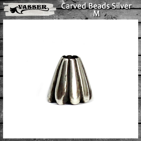 VASSER（バッサー）Carved Beads Silver M(カーブドビーズシルバーM)